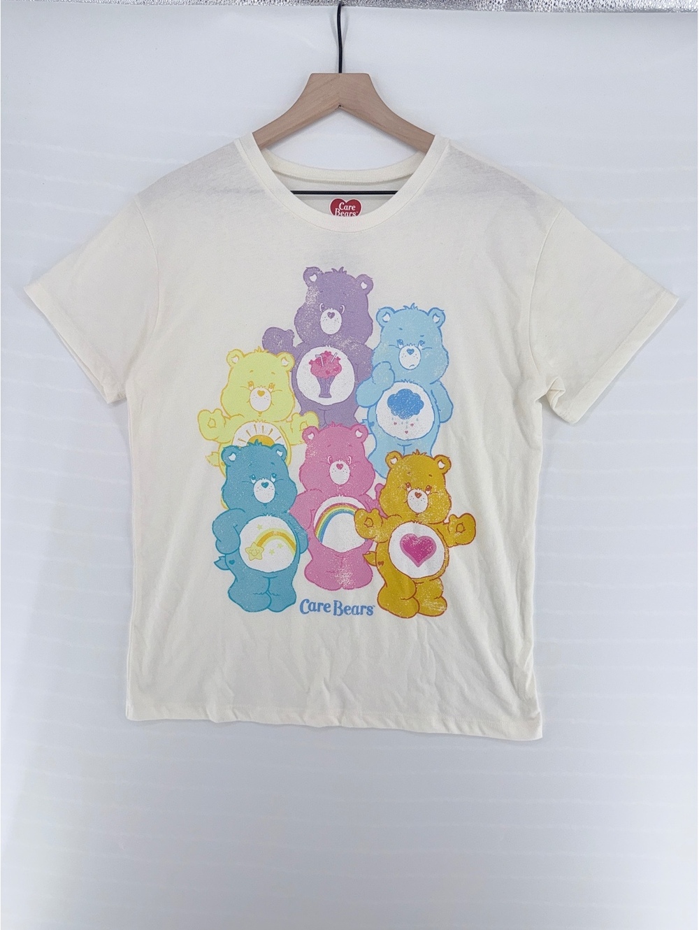 Y2K Care Bears Graphic Tee Shirt Size L Vintage Style 💫☄️